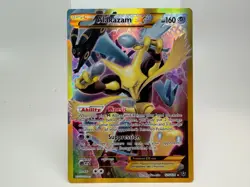 SECRET RARE Alakazam EX Full Art - 125/124, Fates Collide- LP-NM - Pokemon - Image 1