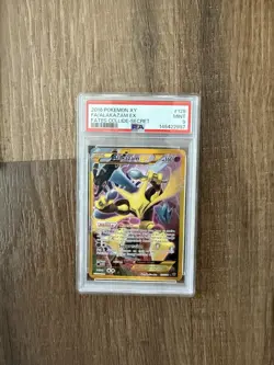 Pokemon 2016 Alakazam EX 125/124 Secret Rare Holo Fates Collide PSA 9 - Image 1
