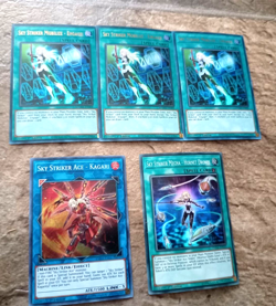 3x Sky Striker Mobilize - Engage! + 1x Hornet Drones + More Yugioh Mint - Image 1