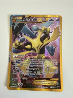 Pokemon Alakazam EX 125/124 Secret Rare XY Fates Collide Card - Image 1