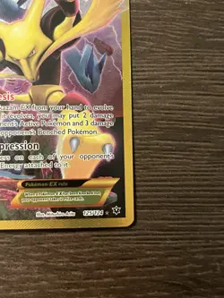 POKEMON card Alakazam EX 125/124 XY Fates Collide Secret Rare - Image 4