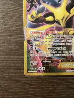 POKEMON card Alakazam EX 125/124 XY Fates Collide Secret Rare - Image 5