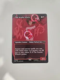 The Scarlet Witch - Borderless - MSH - NM - MTG - Image 1