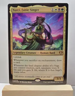 Narci, Fable Singer Commander Masters Foil - Image 1