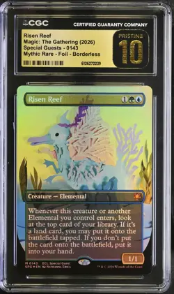 RISEN REEF Special Guests Foil Mythic CGC Pristine 10 MTG [Nostalgium] - Image 1
