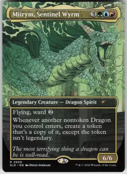 MTG Miirym Sentinel Wyrm NM Secret Lair Drop Series Magic 2500 DND - Image 1
