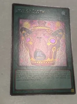 Yu-Gi-Oh Pot of Sloth CORI-EN061 1st Edition Secret Rare Pack Fresh NM - Image 2