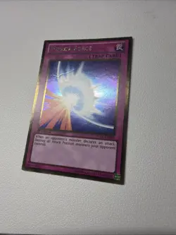 Mirror Force PGLD-EN059 Premium Gold 1st Edition Vintage YuGiOh Slight Dent MP - Image 3