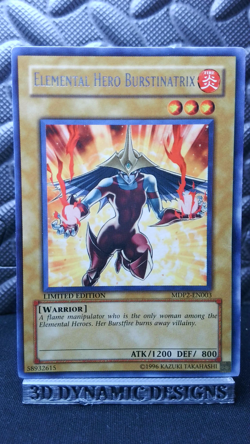 | Yugioh Elemental Hero Burstinatrix MDP2-EN003 Rare Mcdonalds Promo MP 🔥 | - Image 1