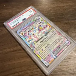 Pokemon 2025 Pre-En Prismatic Evolutions Sylveon EX Card 041/131 Gem Mint 10 PSA - Image 1