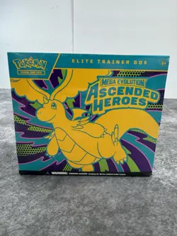 Pokemon TCG Mega Evolution Ascended Heroes Elite Trainer Box NEW SEALED - Image 1