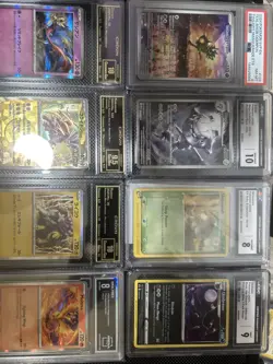 Slab Lot Of 8 Pokemon Slabs Graded By, Psa, Cgc, Arena, Crown - Image 1