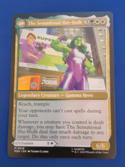 MTG - Jennifer Walters - Regular Mythic #18 - Marvel Super Heroes NM - Image 2