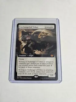 Archangel of Tithes (Extended Art) #308 (NM) Thunder Junction OTJ Magic MTG - Image 1