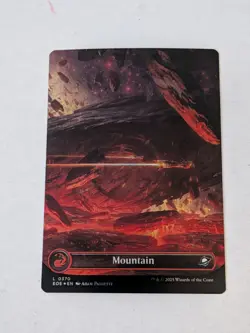 Mountain (0370) (Borderless) (Galaxy Foil) Edge of Eternities Foil - Image 1