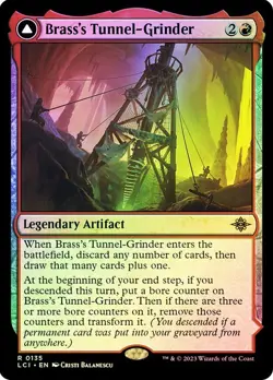 Foil Brass's Tunnel-Grinder [The Lost Caverns of Ixalan] MTG - Image 1