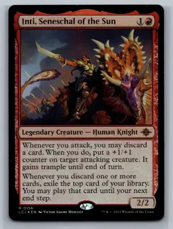 Inti, Seneschal of the Sun The Lost Caverns of Ixalan #156 FOIL Magic MTG - Image 1