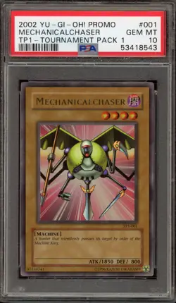 Yu-Gi-Oh! Mechanicalchaser Tournament Pk. 1 Ultra Rare Promo TP1-001 PSA 10 - Image 1