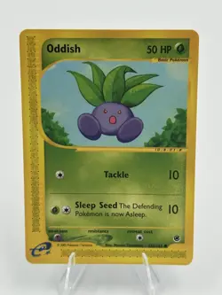 Oddish 122/165 Expedition Base Set Non-Holo Common LP - Image 1
