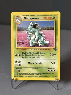 Nidoqueen 23/64 - 1999 Jungle Non Holo Rare Vintage Pokemon TCG WOTC Card NM - Image 1