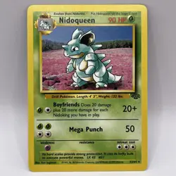 NM+ Nidoqueen 23/64 - 1999 Jungle Non Holo Rare Vintage Pokemon TCG WOTC Card - Image 1