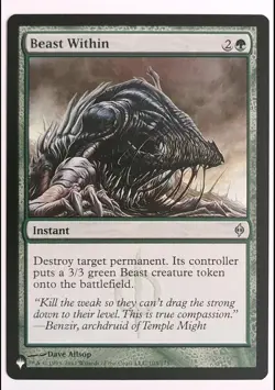 Beast Within (NPH) 103 Uncommon The List Reprints Magic: The Gathering Near Mint - Image 1