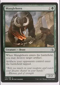 Manglehorn 175 Uncommon Amonkhet Magic: The Gathering Near Mint - Image 1