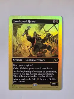Howlsquad Heavy - R0463 (First-Place Foil) - Aetherdrift - Magic the GatheringNM - Image 1