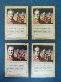 MTG 4x Serra Inquisitors x4 NM Homelands Magic Playset - Image 1