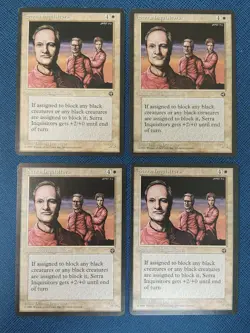 MTG 4x Serra Inquisitors x4 NM Homelands Magic Playset - Image 2