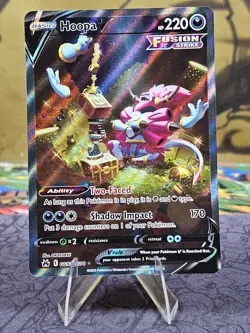 Pokemon TCG Hoopa VGG53/GG70 Crown Zenith Galarian Gallery Holo Card NM - Image 1