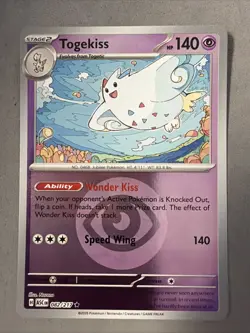 Pokemon TCG * Togekiss 82/217 Psychic Rare REVERSE HOLO * ME Ascended Heroes - Image 1