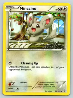MINCCINO 86/124 C FATES COLLIDE POKEMON MP KIRISAKI - Image 1