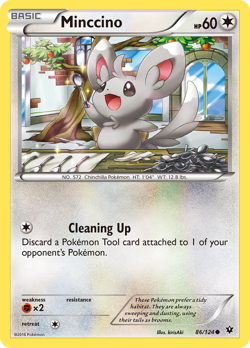MINCCINO 86/124 C FATES COLLIDE POKEMON MP KIRISAKI - Image 4