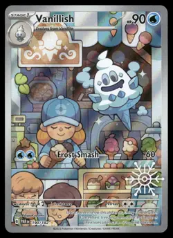 Vanillish 190/182 Illustration Rare Paradox Rift Pokemon NM/M - Image 1
