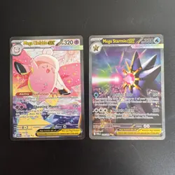 Pokemon TCG SIR 2 Card Lot Mega Clefable EX & Mega Starmie EX Perfect Order - Image 1