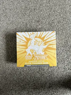 Pokemon TCG Brilliant Stars Pokemon Center Elite Trainer Box ETB New Sealed 820650850066 - Image 1