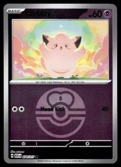 Clefairy (Love Ball) 074/217 Common Ascended Heroes Pokemon Reverse Holo NM - Image 1