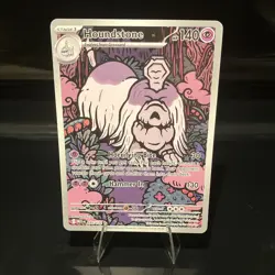 Pokemon TCG Houndstone Holo Illustration Rare 145/132 Me01 Mega Evolution - Image 1