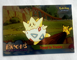 Togepi In Trouble Holo Foil Topps Pikachu's Vacation #45 Pokemon Nintendo - Image 1