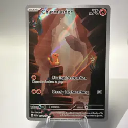 Charmander 168/165 Sv: Scarlet & Violet Pokemon 151 (IR) Illustration Rare - Image 1
