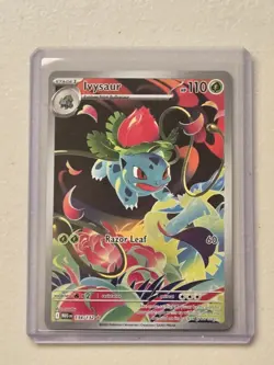 Pokemon: Ivysaur 134/132 Illustration Rare IR Full Art Holo Mega Evolution NM - Image 1