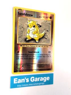 Pokemon Sandshrew Basic 54/108 XY Evolutions Reverse Holo common - MN - Image 2