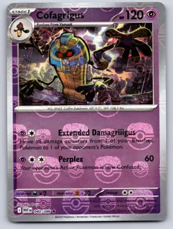 Cofagrigus (Master Ball Pattern) 040/086 Rare White Flare Pokemon Holo Near Mint - Image 1