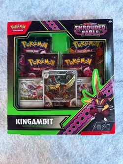 Sealed Pokemon TCG:Pokemon Shrouded Fable Kingambit Illustration Collection Box - Image 1