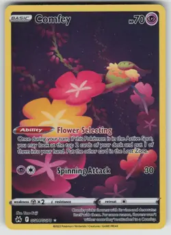 Comfey GG14/GG70 Holo Crown Zenith Galarian Gallery Pokemon Holo LP - Image 1