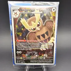 Noctowl 141 SVP Scarlet & Violet Sealed Black Star Promo - Image 1