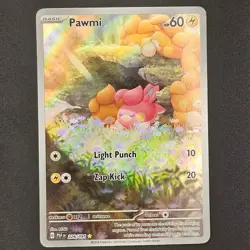Pawmi 226/091 Illustration Rare Paldean Fates Pokemon Near Mint - Image 1