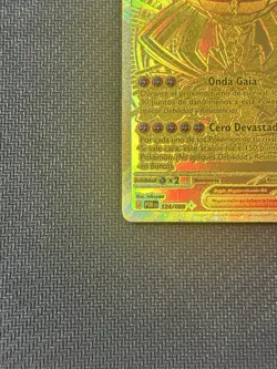 Mega-Zygarde EX 124/088 XY Gold Rare EX Full Art Holo Spanish 310 HP - Image 4