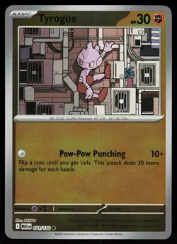 Tyrogue 071/132 Common Mega Evolution Pokemon Reverse Holo Near Mint - Image 1